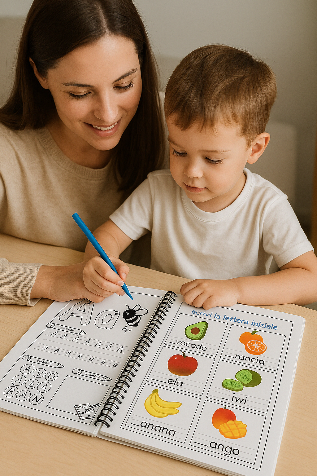 MotriKids – Il Mio Quaderno di Attività (2–6 Anni) Impara Giocando!