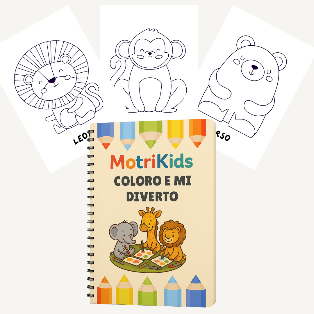 MotriKids – Il Mio Quaderno digitale di Attività (2–6 Anni) Impara Giocando!